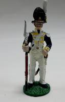 Оловянный солдатик "Гренадер полка Шведской пешей лейб-гвардии, 1813-1814 г."